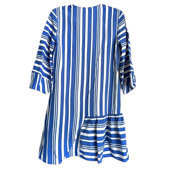 WEEKLY SALE: Chinti & Parker Striped Blue/White Parasol Dress NO BELT SZ: 2 - Picture 2 of 8